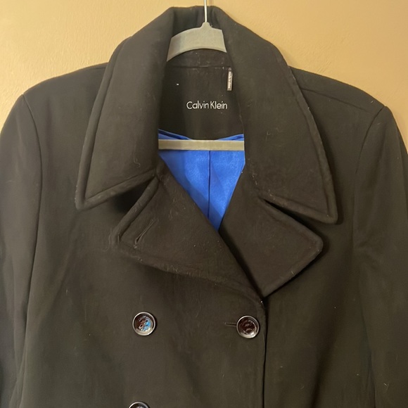Calvin Klein wool coat size 14 - Picture 2 of 4
